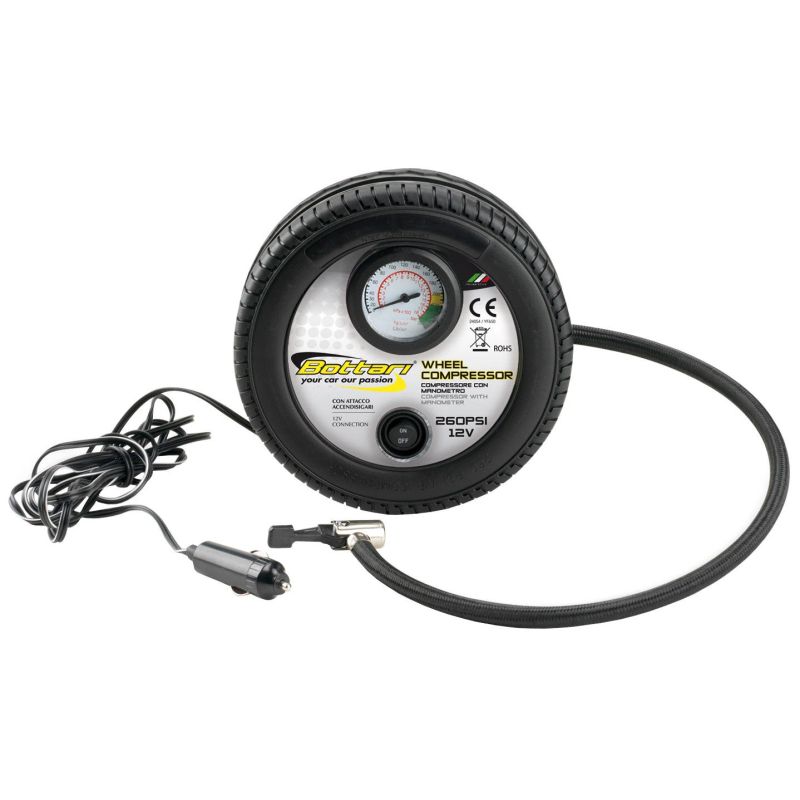 Kompresors 12v 260 psi wheel