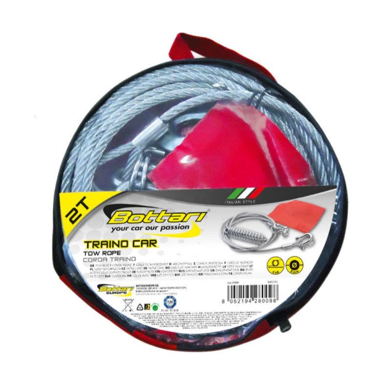 Trose vilkšanai 2000kg 4m steel