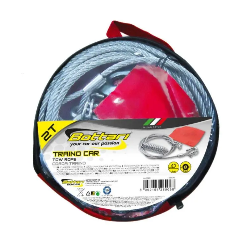 Vilkšanas trose Bottari Traino Car 28009, 4 m