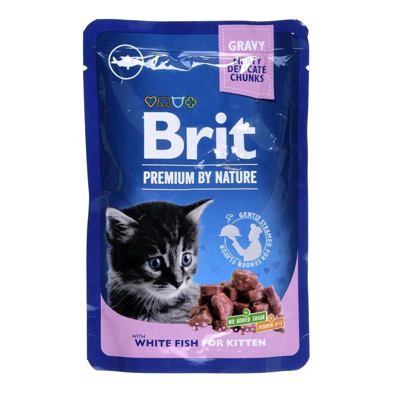 Barība konserv.kaķiem brit premium 100g