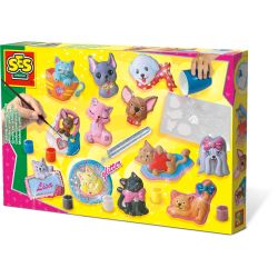 SES Ģipša figūra: Kaķi un suņi