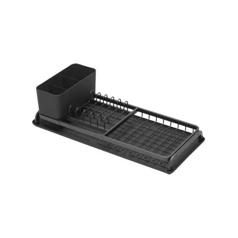 Trauku žāvētājs Brabantia, 46.3 cm x 20 cm x 12.6 cm, metāls, melna krās.