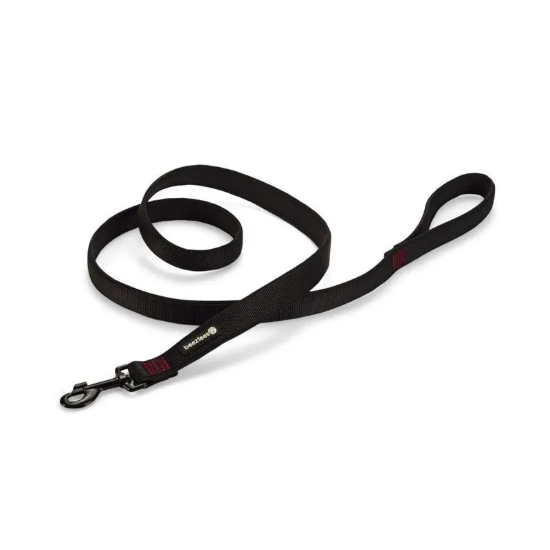 Suņu pavada Beeztees Parinca Premium, melna krās., 1.8 m x 25 mm