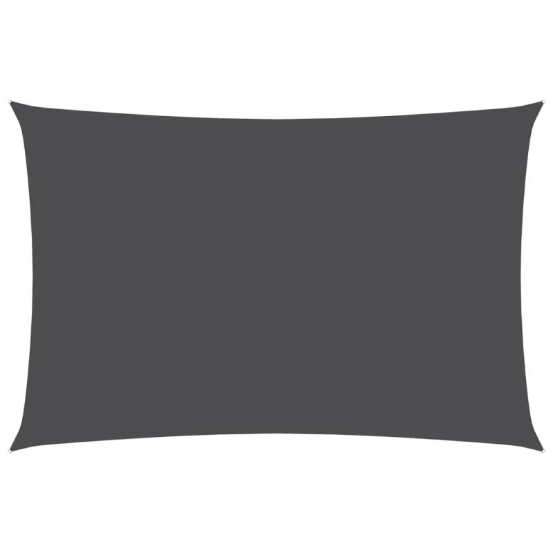 vidaXL saulessargs, taisnstūra, 6x8 m, antracītpelēks oksforda audums
