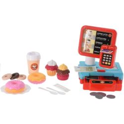 Rotaļlieta kases aparāts kompl. 21gab