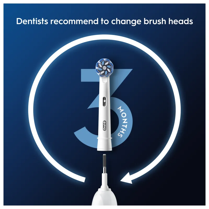 Oral-B EB60-2 Sensitive Clean Pro Dantų Šepetėlio Galvutės, 2 Vnt.