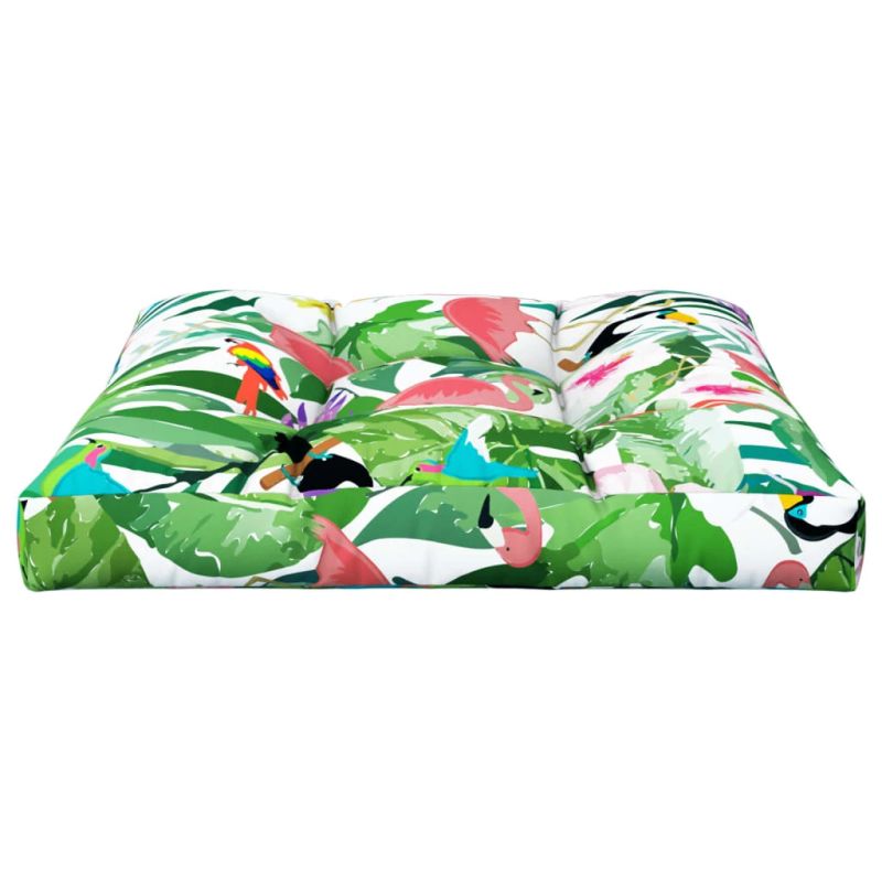 vidaXL palešu dīvāna spilvens, 70x70x12 cm, audums, daudzkrāsains