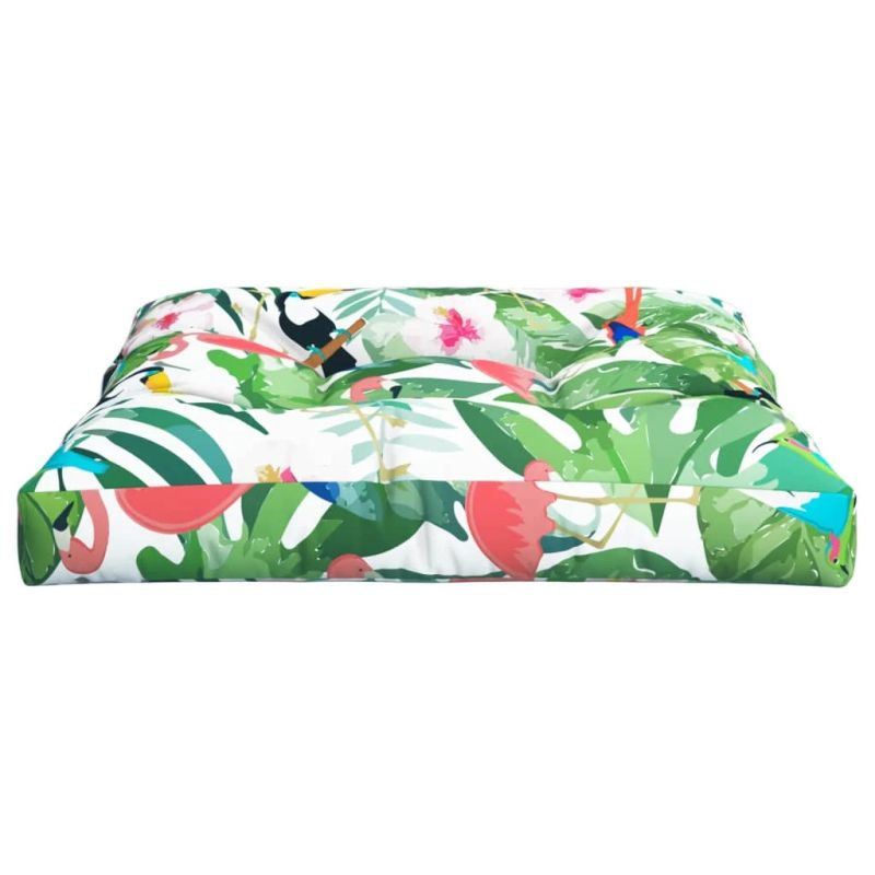 vidaXL palešu dīvāna spilvens, 70x70x12 cm, audums, daudzkrāsains