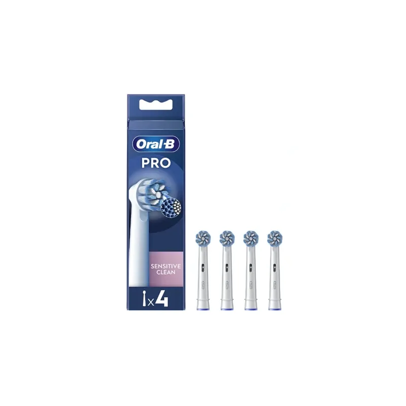 Oral-B EB60-4 Sensitive Clean Pro Zobu Birstes Uzgaļi, 4 Gab