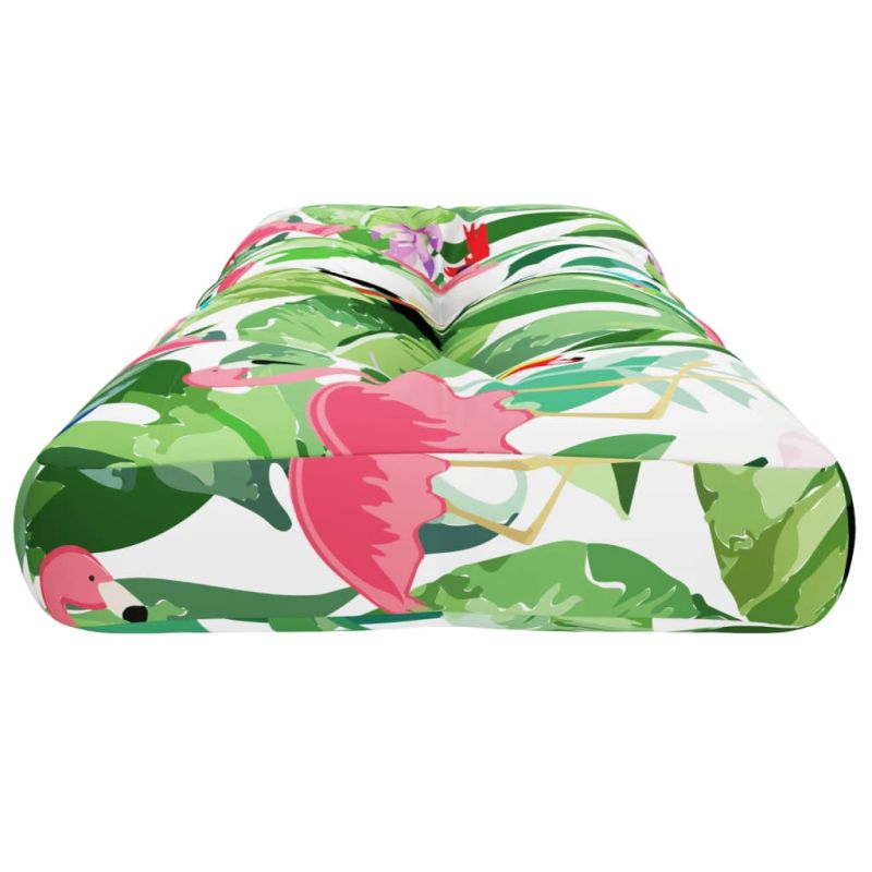 vidaXL palešu spilvens, 120x40x12 cm, audums, daudzkrāsains