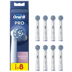 Oral-B EB60-8 Sensitive Clean Pro Varuharjad, 8 tk