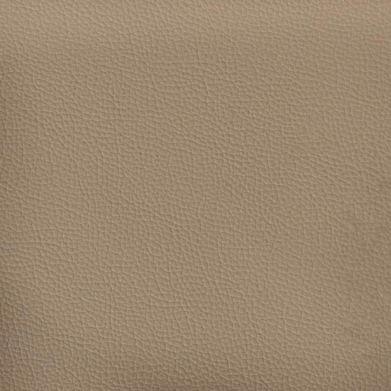 vidaXL atpūtas krēsls ar kāju balstu, kapučīno krāsas mākslīgā āda