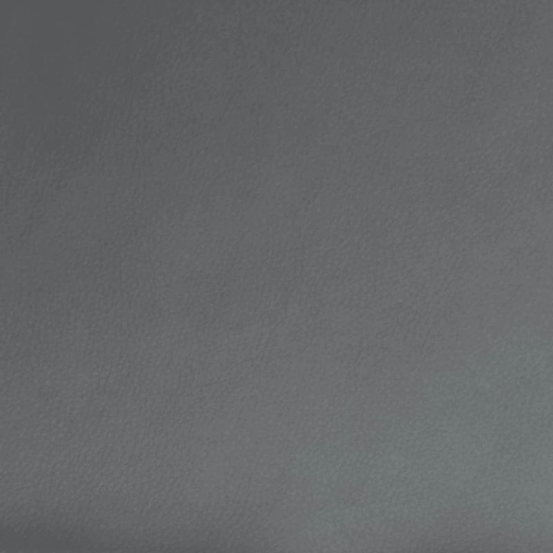 vidaXL atpūtas krēsls ar kāju balstu, atgāžams, pelēka mākslīgā āda