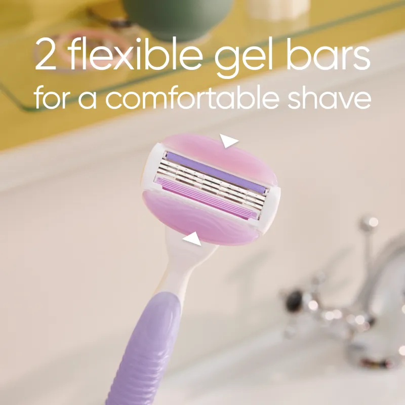 Gillette Venus ComfortGlide Breeze Razor Skuvekļa Maināmas Asmeņu Kasetnes, 10 gab