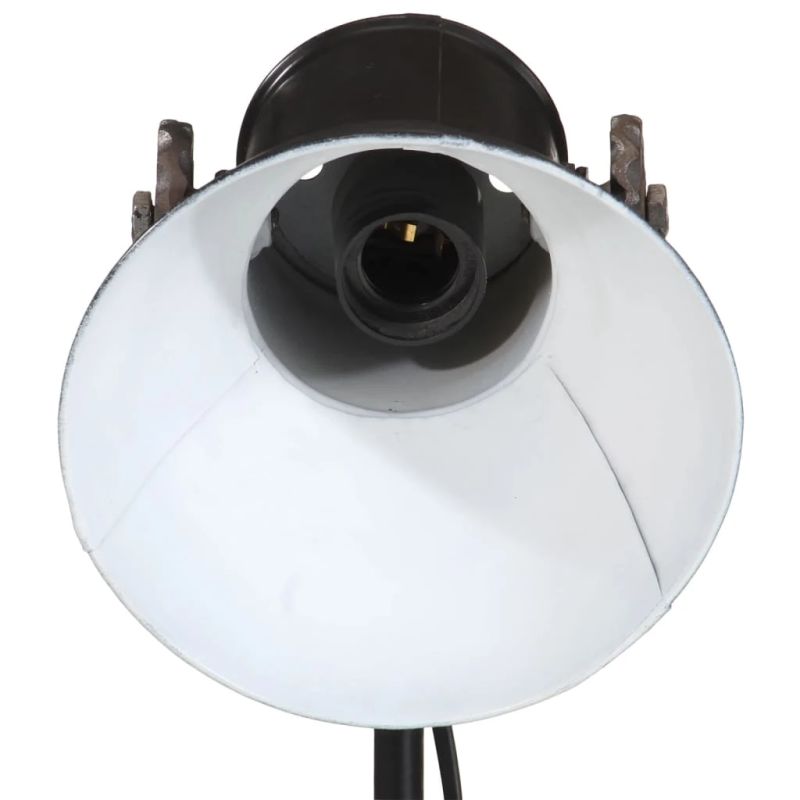 vidaXL grīdas lampa, 25 W, melna, 35x35x65-95 cm, E27