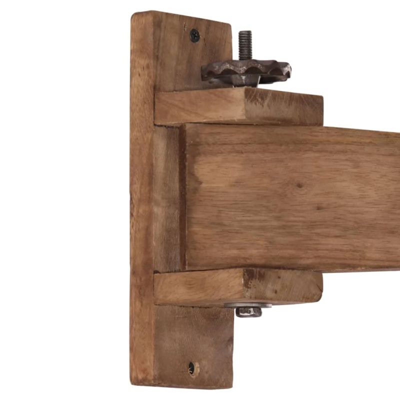 vidaXL sienas lampa, 25 W, melna, E27