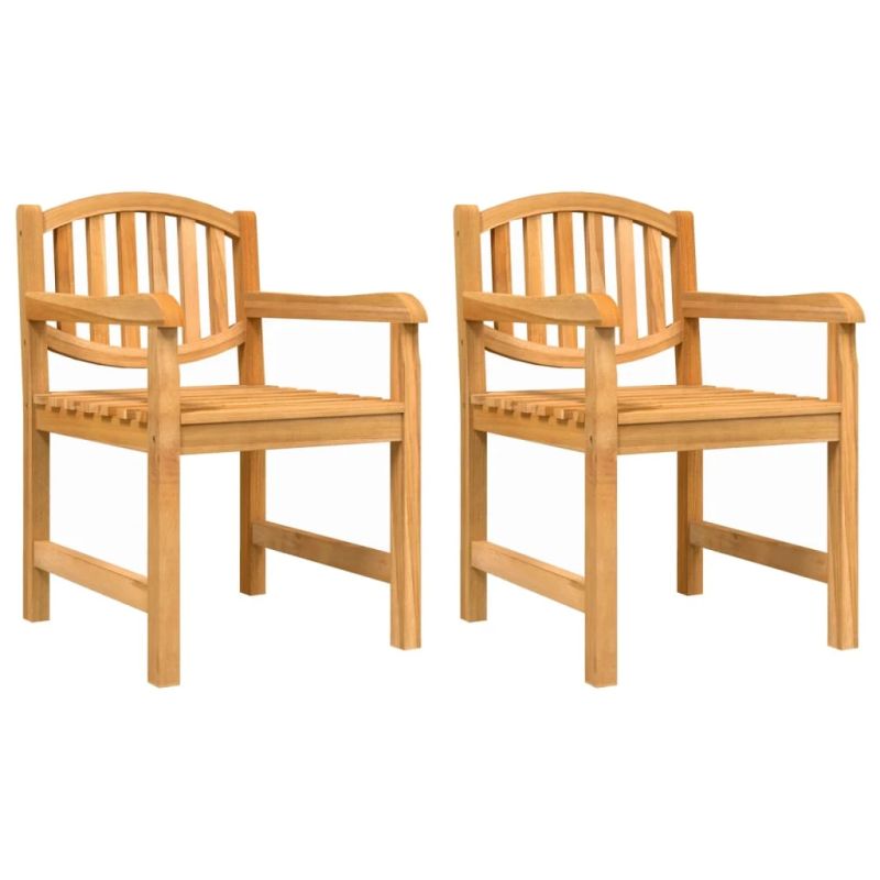 vidaXL 4-daļīgs dārza mēbeļu komplekts, masīvs tīkkoks