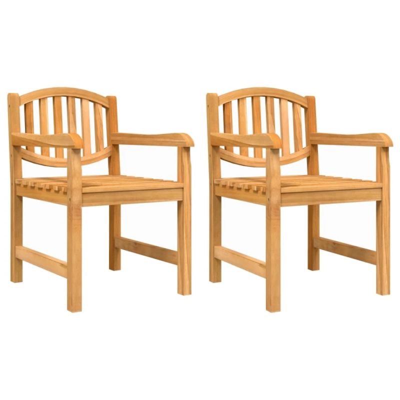 vidaXL 4-daļīgs dārza mēbeļu komplekts, masīvs tīkkoks