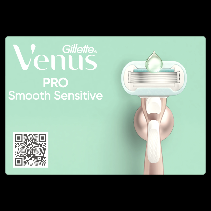 Gillette Venus Deluxe Smooth Sensitive Rosegold Skuvekļa Maināmas Asmeņu Kasetnes, 10 gab