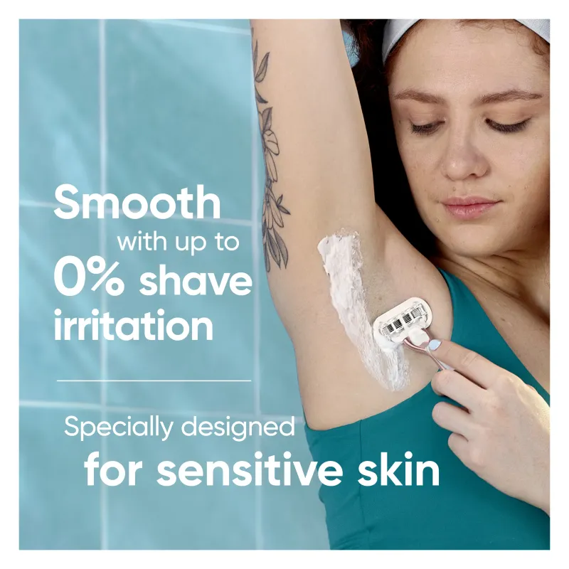 Gillette Venus Deluxe Smooth Sensitive Rosegold Skuveklis + 9 Skuvekļa Galviņas