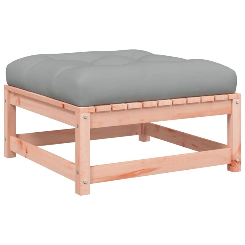 vidaXL 7-daļīgs dārza dīvānu komplekts, matrači, egles masīvkoks