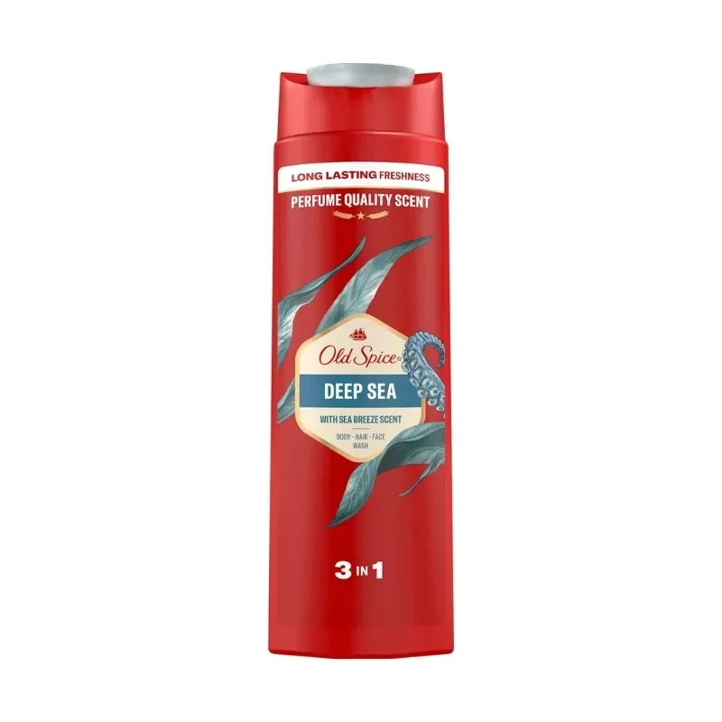 OLD SPICE 3in1 Deep Sea šampūns un dušas želeja 400ml