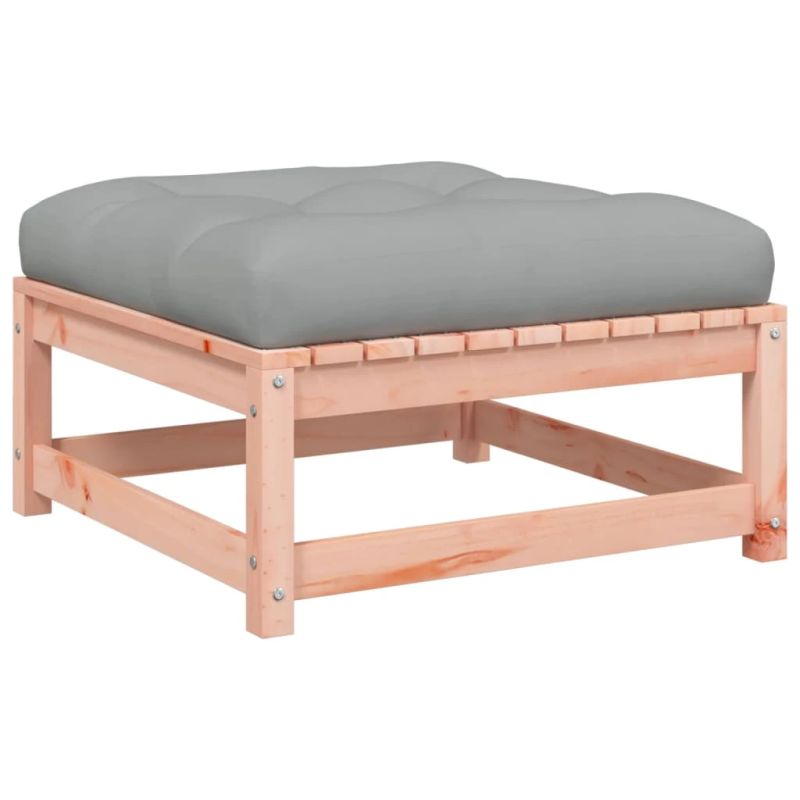 vidaXL 9-daļīgs dārza dīvānu komplekts, matrači, egles masīvkoks