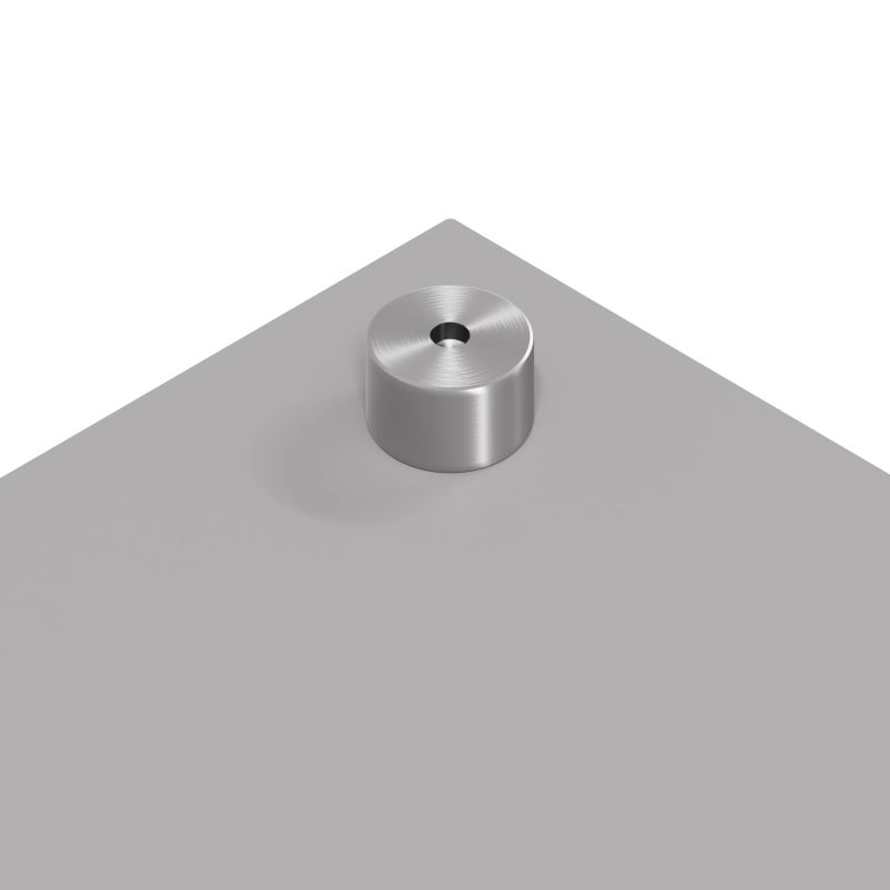 vidaXL Virtuves aizsargpanelis Gaiši pelēks 80 x 60 cm rūdīts stikls