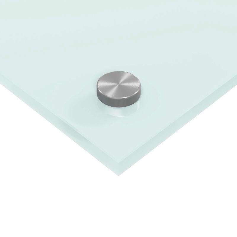 vidaXL Virtuves aizsargpanelis Balts 120 x 50 cm rūdīts stikls