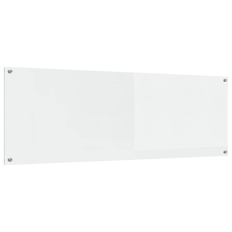 vidaXL Virtuves aizsargpanelis Caurspīdīgs 120 x 40 cm rūdīts stikls