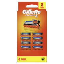 Gillette Fusion5 Skuvekļa Asmeņi Vīriešiem, 8 Rezerves Asmeņi
