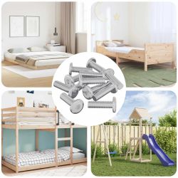 vidaXL Skrūve 1593 pcs Sudraba 8 x 25 mm Tērauds