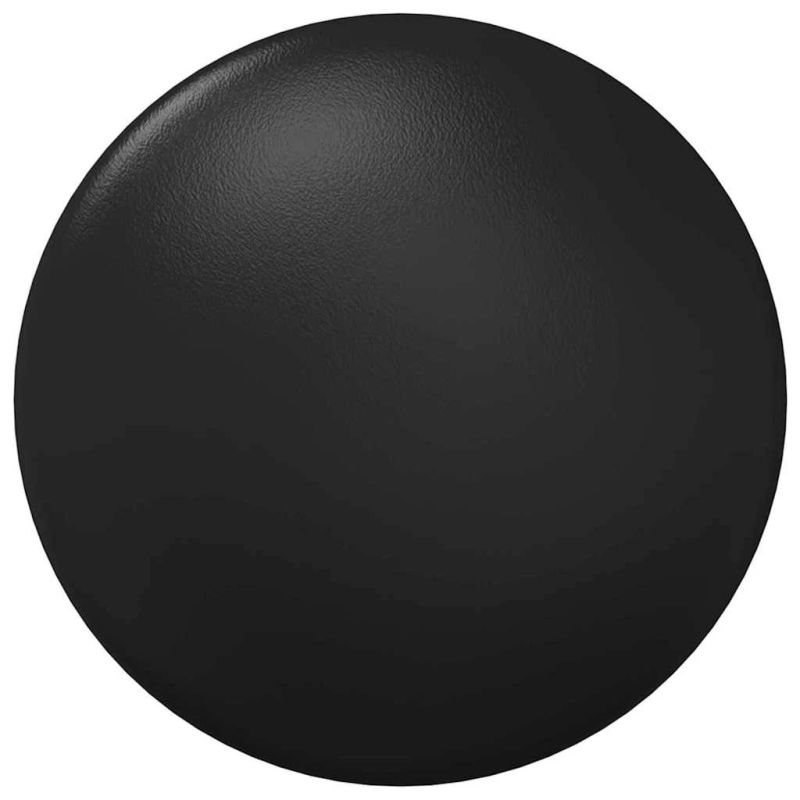 vidaXL Futbola Galda Beigu Vāciņi 10 pcs Melna 1,5 x 1,5 x 1 cm