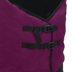 vidaXL Zirgu sega Tumši zaļa un melna 165 cm Poliesters