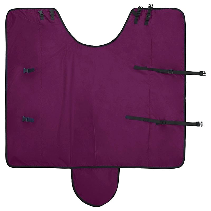 vidaXL Zirgu sega Tumši zaļa un melna 165 cm Poliesters