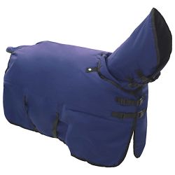 vidaXL Zirgu sega Tumši zaļa un melna 135 cm Poliesters