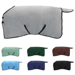 vidaXL Zirgu sega Pilnīgi gaiši pelēks un rozā Poliesters