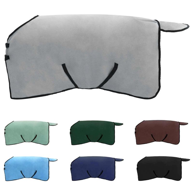 vidaXL Zirgu sega Pilnīgi gaiši pelēks un rozā Poliesters