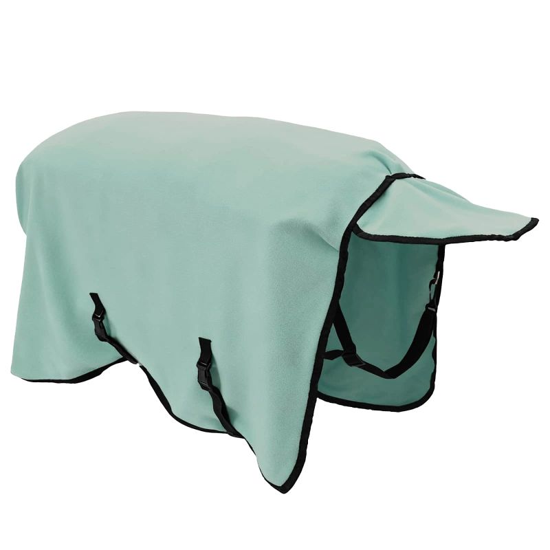 vidaXL Zirgu sega Īpaša zaļa Poliesters