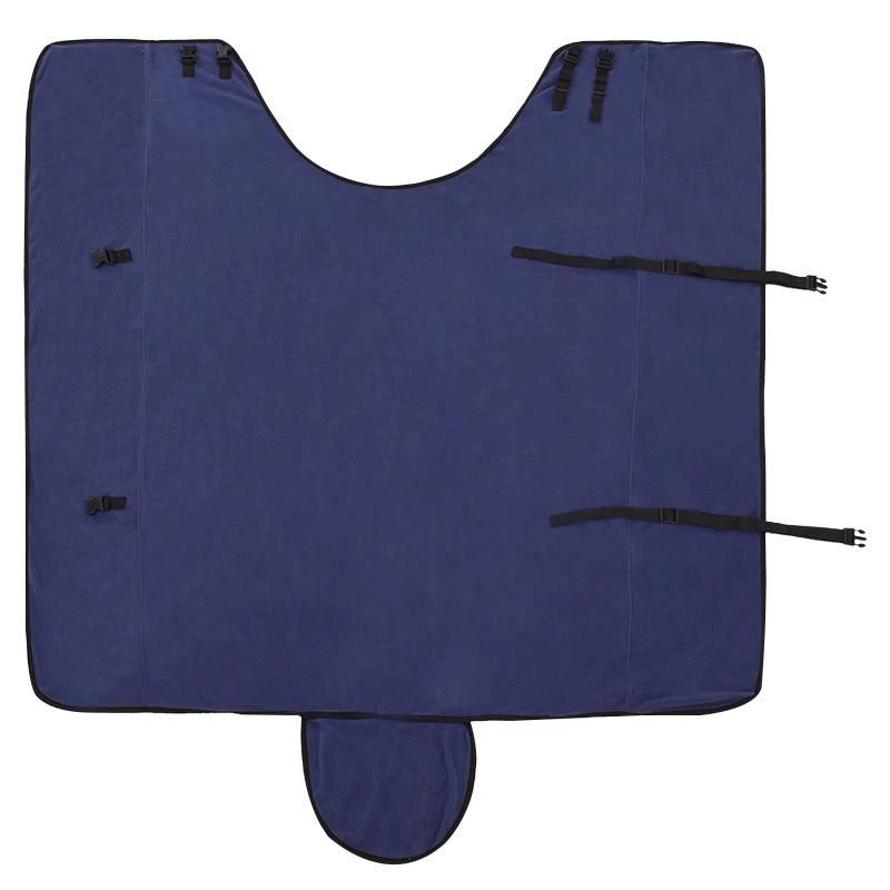 vidaXL Zirgu sega Tums zils Poliesters