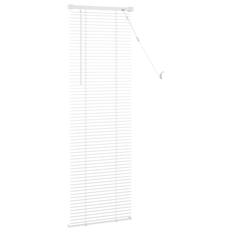 vidaXL Venēcijas žalūzija Regulējams Balts 150 x 60 cm PVC