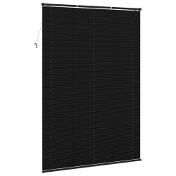 vidaXL Venēcijas žalūzija Regulējams Melna 213 x 140 cm PVC