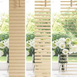 vidaXL Venēcijas žalūzija Gaiši brūna ar rakstu 150 x 40 cm PVC