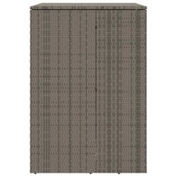 vidaXL Atkritumu kaste Pelēka 65 x 80 x 115 cm Polietilēns