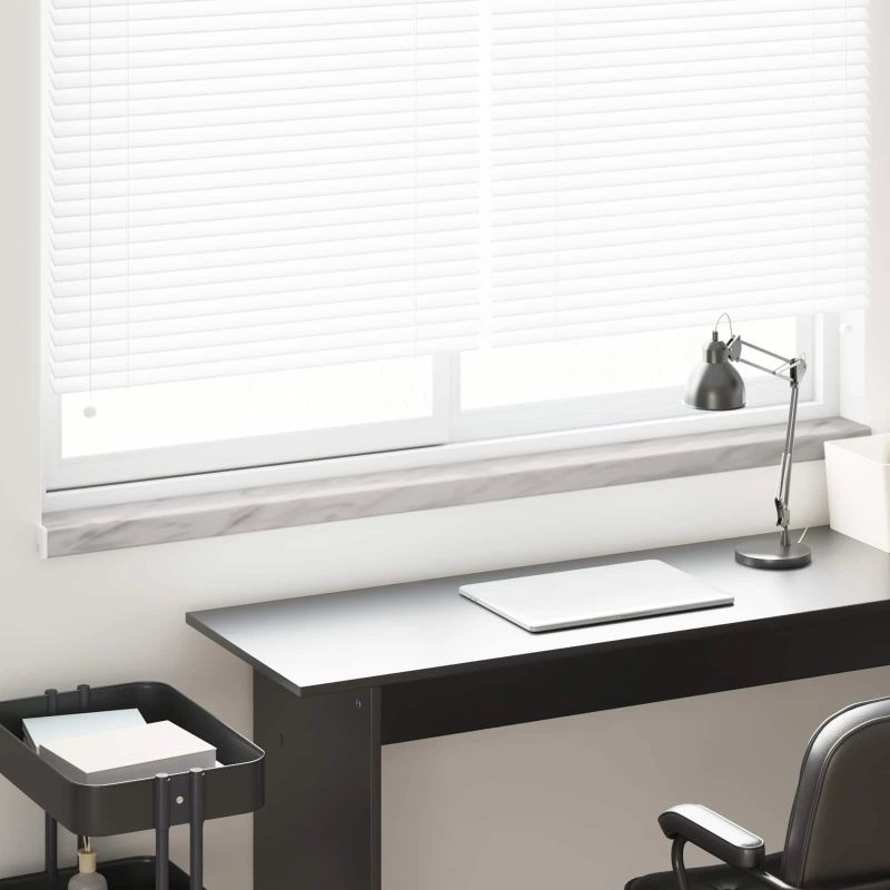 vidaXL Logu palodze Marmora teksts -enure 160 x 10 x 4,5 cm PVC