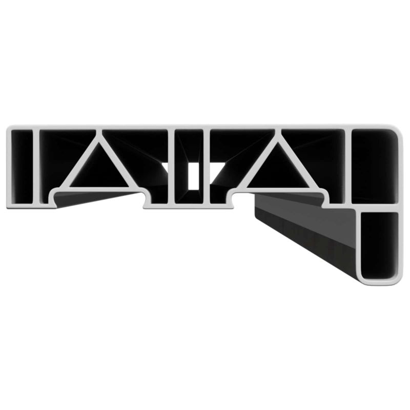 vidaXL Logu palodze Marmora teksts -enure 120 x 15 x 4,5 cm PVC