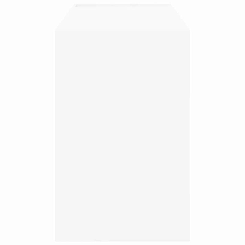 vidaXL Galds Balts 109 x 50 x 78 cm Inženierijas koks