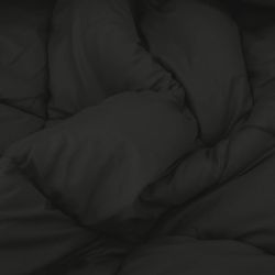 vidaXL Žiemos antklodė Juoda 200 x 200 cm Mikropluoštas