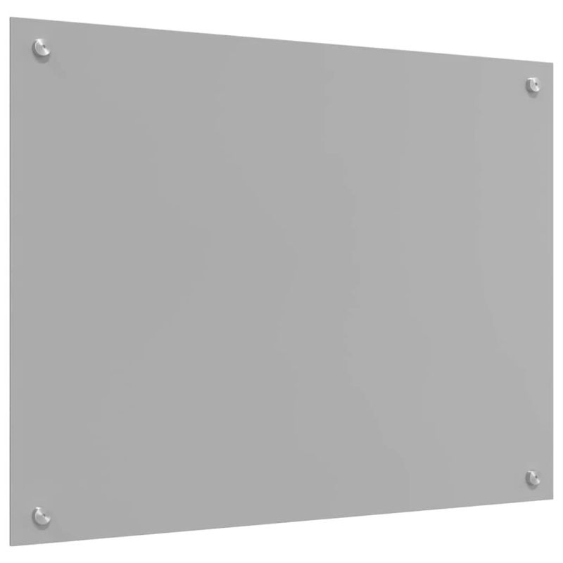 vidaXL Virtuves aizsargpanelis 2 pcs Gaiši pelēks 80 x 60 cm