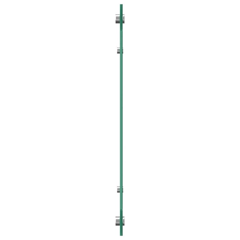 vidaXL Virtuves aizsargpanelis 2 pcs Balts 110 x 40 cm rūdīts stikls